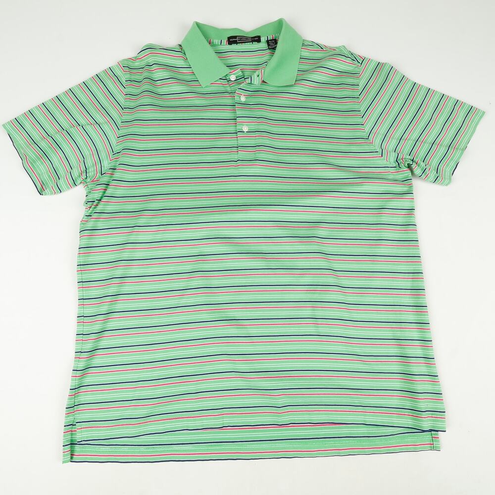 Vintage Carnoustie Mens XL Polo Short Sleeve Golf Shirt Mercerized Cotton